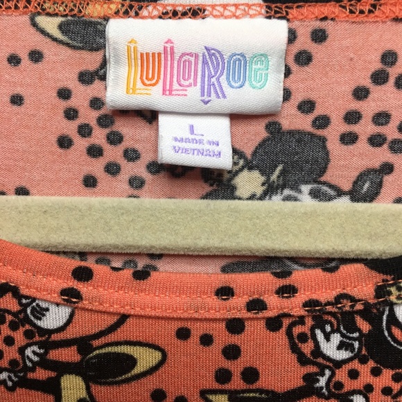 LuLaRoe Mini Mouse Short Sleeve Tee Shirt: Size Large - Picture 7 of 8